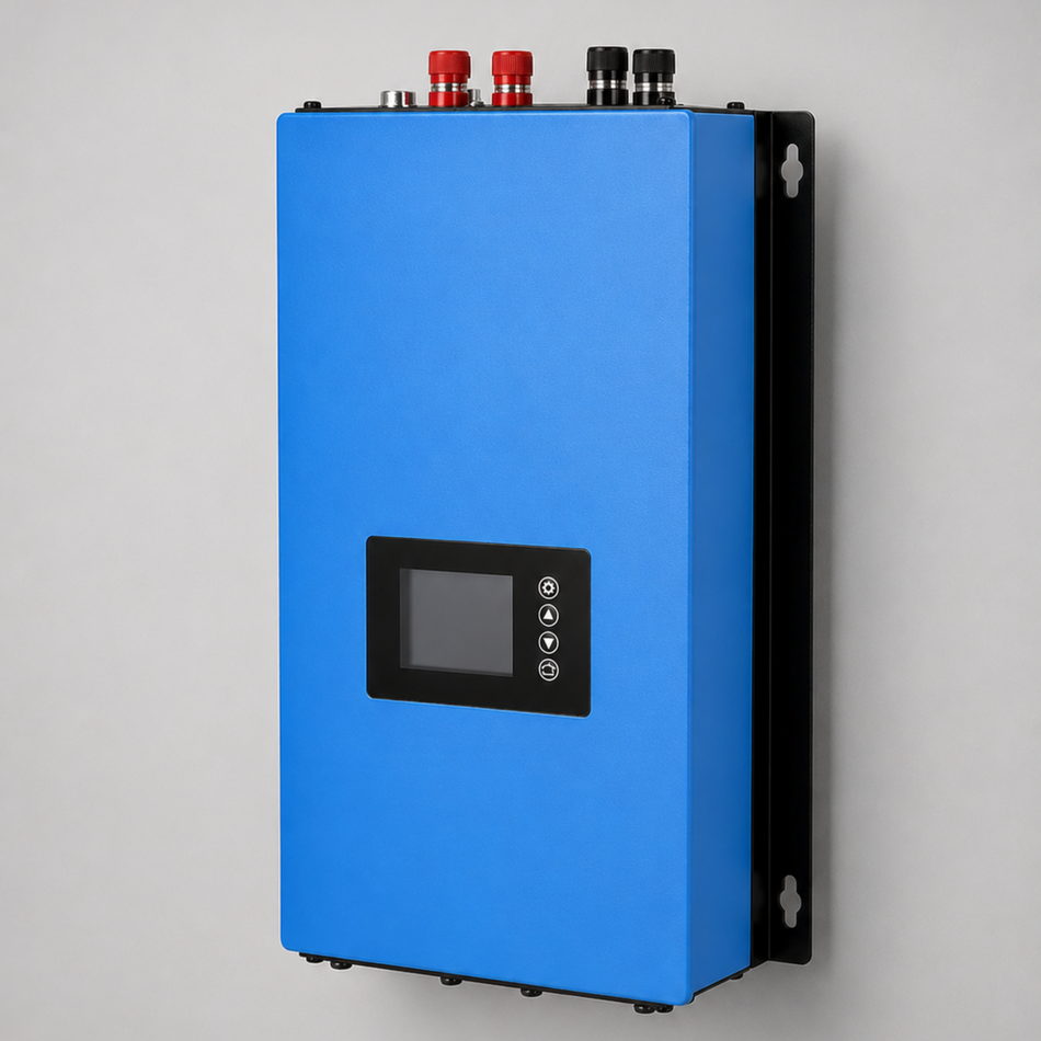 2000W 48V 3-phase AC wind power inverter with limiter sensor + dump load VDE – direct connection to 220 volts