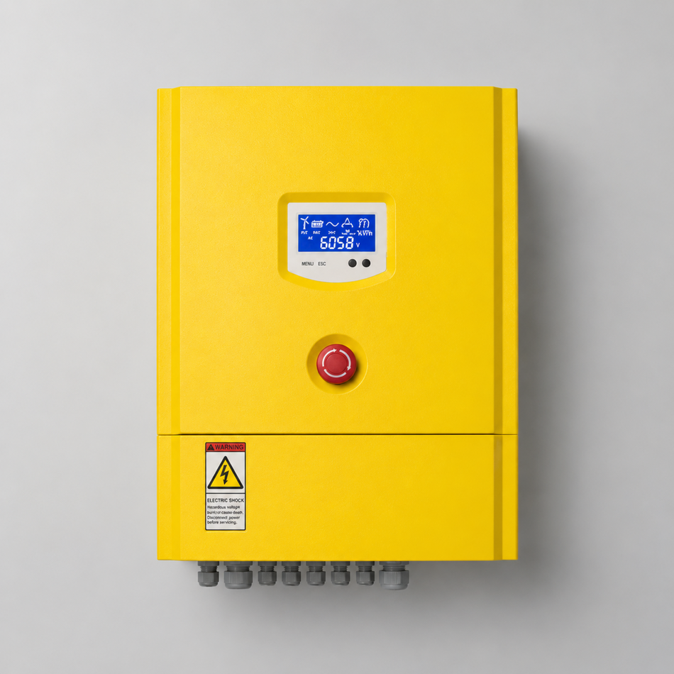 On-Grid wind generator controller with integrated load control 3KW - 5KW - 10KW