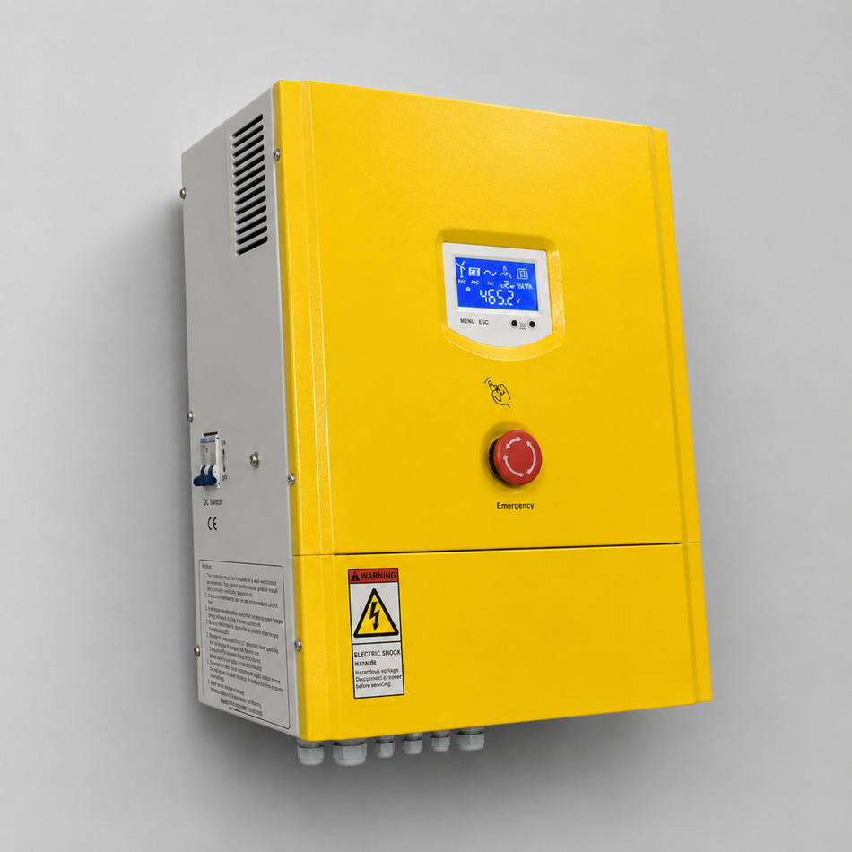 On-Grid wind generator controller with integrated load control 3KW - 5KW - 10KW