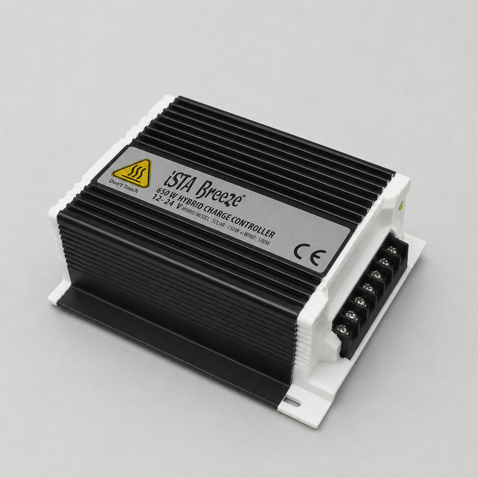 IstaBreeze® iHCC650 12V/24V Hybrid Charge Controller for 500W Wind Systems